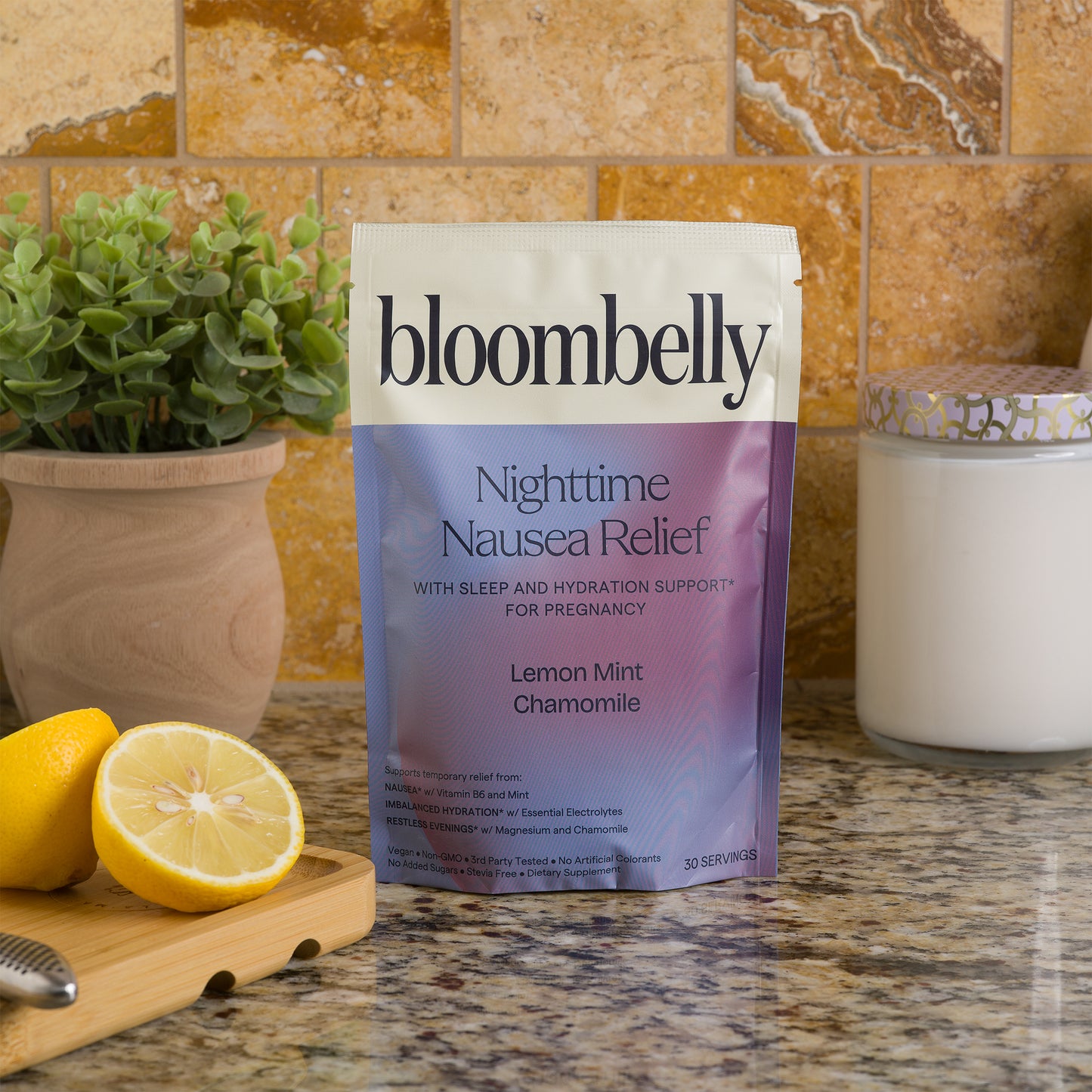 Nighttime Nausea Relief with Energy and Hydration Support