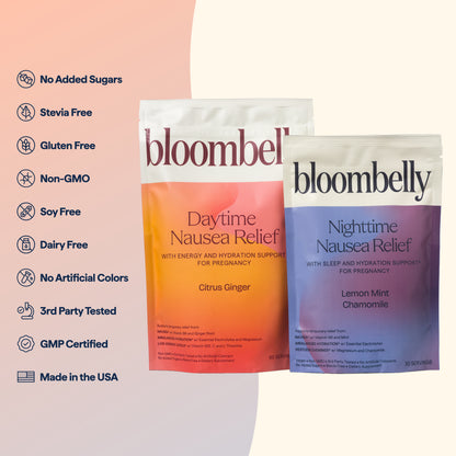 Daytime + Nighttime Pregnancy Support Drinks